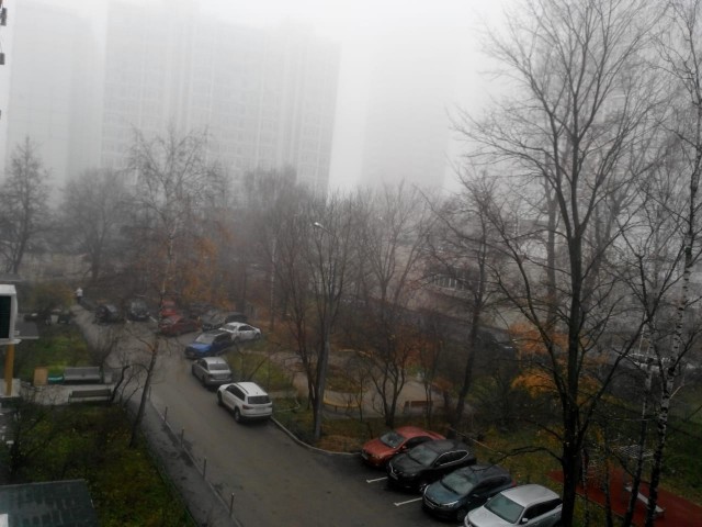 Туман в Москве