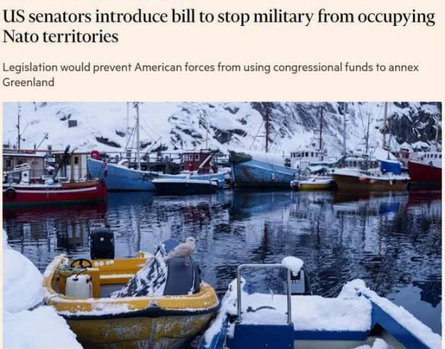 Американские сенаторы хотят запретить аннексию Гренландии