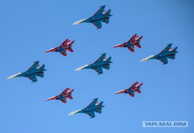 Репетиция Парада Победы с крыши 22 этажа