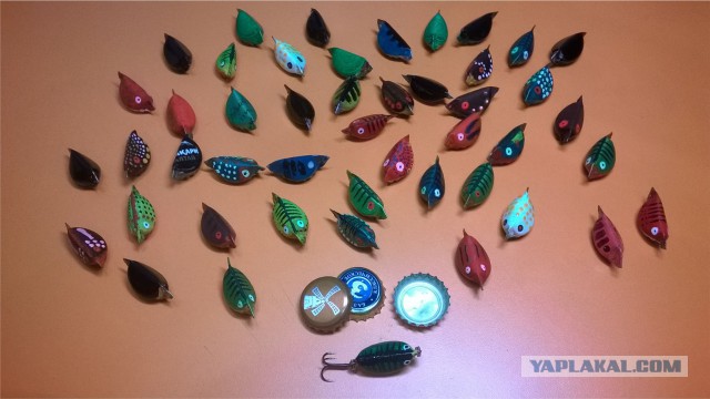 Необычная блесна из щипчиков для ногтей