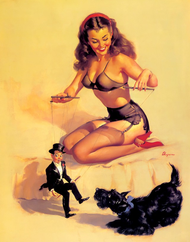 PIN-UP искусство Old school
