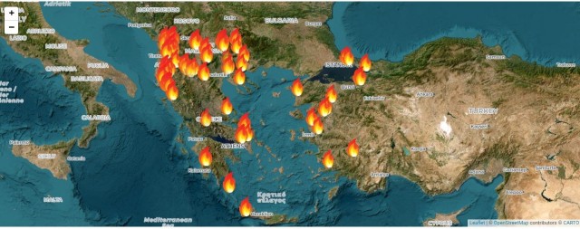 Ад в Турции: из-за аномальной жары страну накрыли сильнейшие лесные пожары