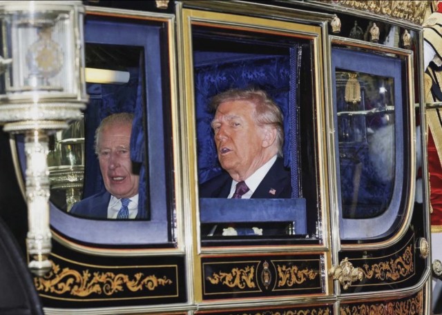 Трамп и Король Великобритании