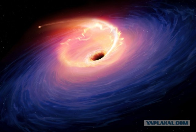 NASA наглядно показало, как прекрасна и ужасна черная дыра
