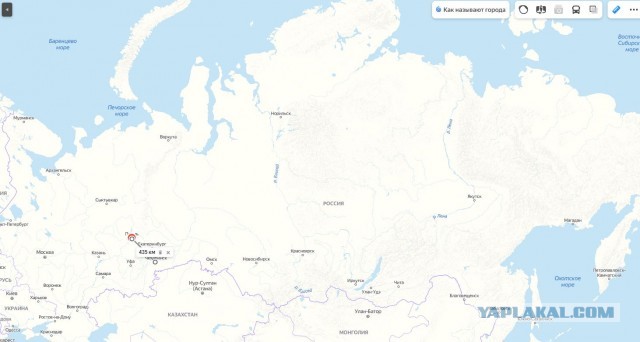 Удар астероида по Земле шириной 500 км