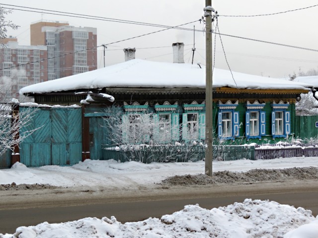 Иркутск с высоты птичьего полета