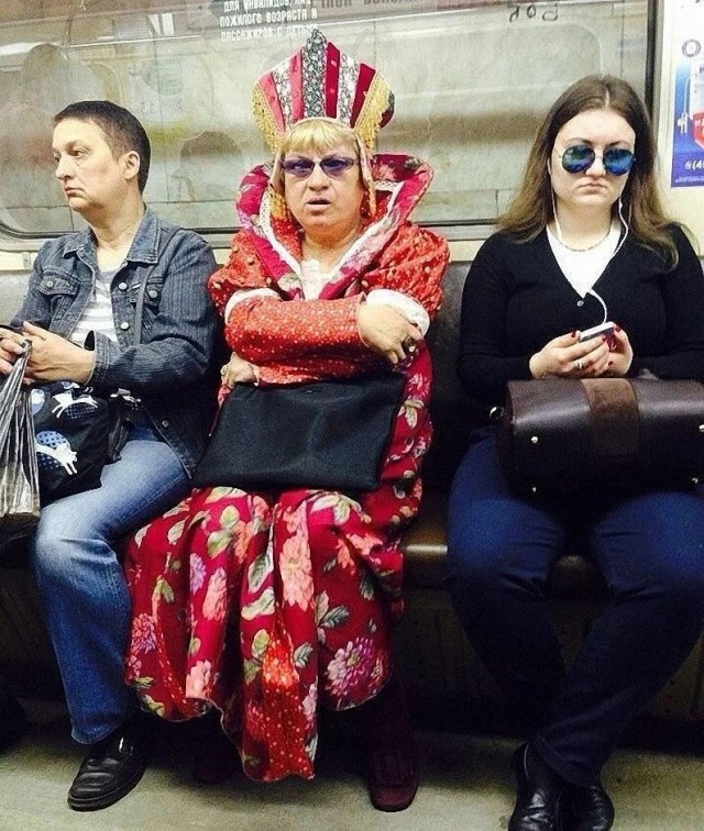 Модники из российского метрополитена на этот вторник