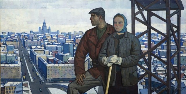 Труд в живописи СССР