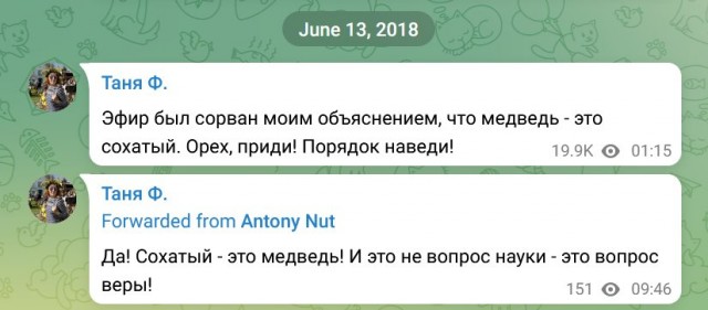 В мире животных