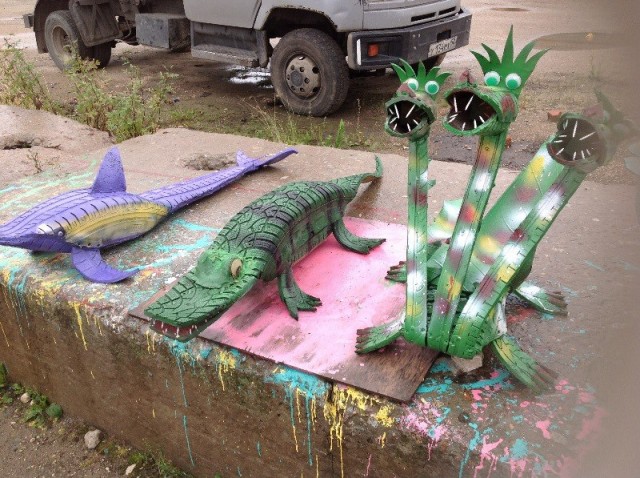 Шиномонтажник внезапно открыл в себе талант!