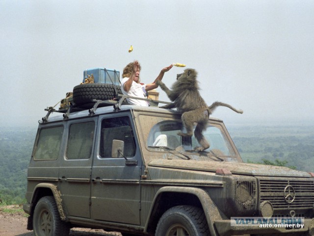 Немец проехал на Gelandewagen весь мир.