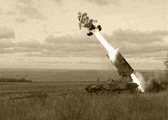 Российская огнеметная система "Буратино"