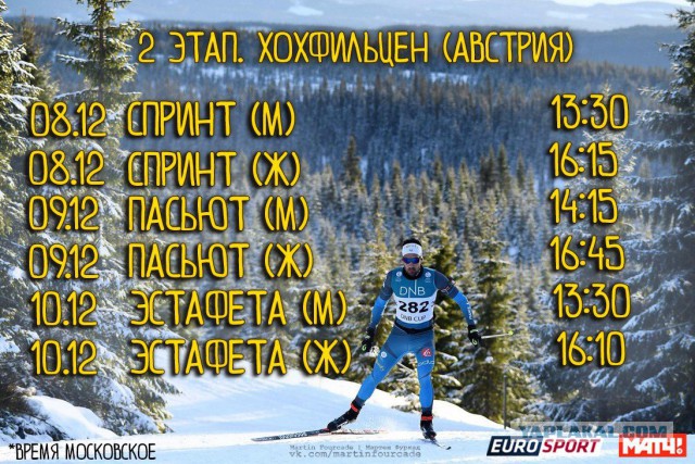 Биатлон . Сезон 2017/2018. Часть 2. Эстерсунд. Швеция.