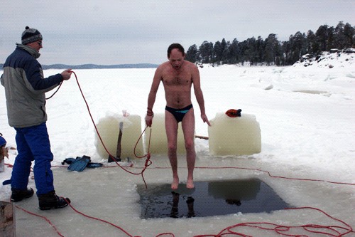 На живца