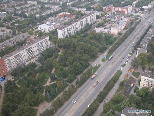 Челябинск с вертолета