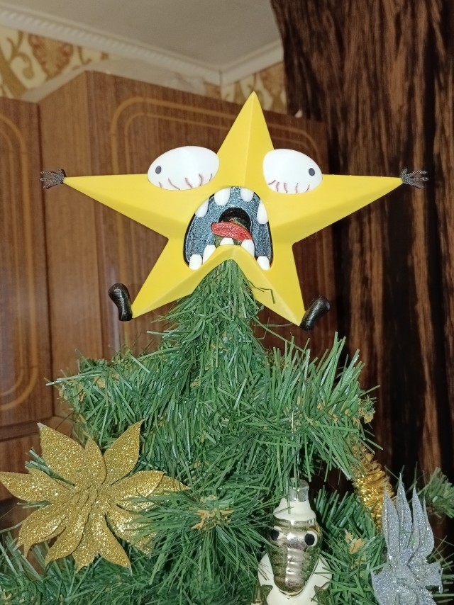 По мотивам мема орущая звезда