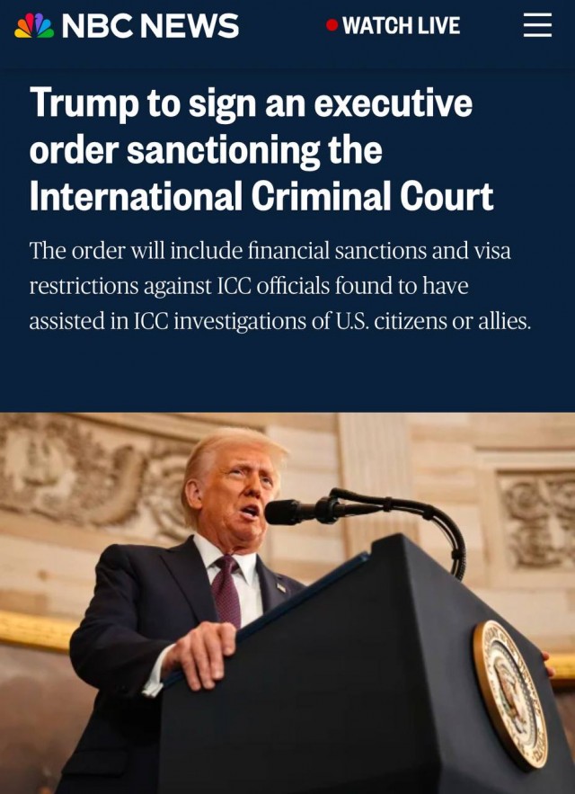 Да наказать Международный уголовный суд, легко, если ты США.