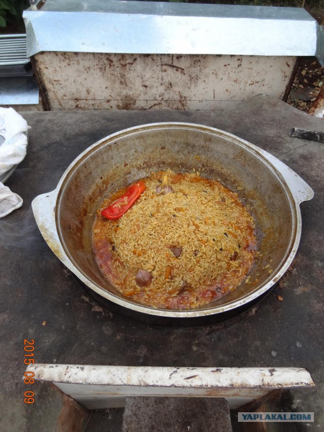 Готовим на даче. Сырне было.