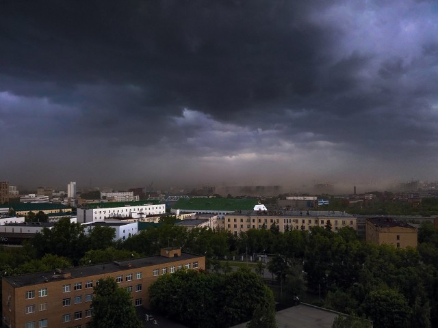 В Москве ураган!