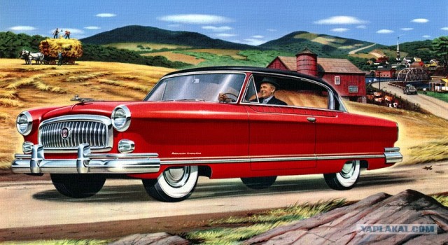 Винтажная реклама американских автомобилей.