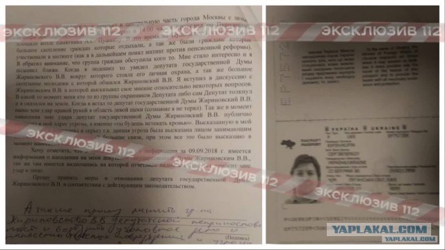 Провокаторы на митинге 9 сентября