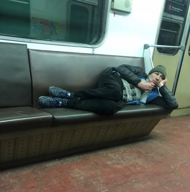 Свежая порция модников из российского метрополитена