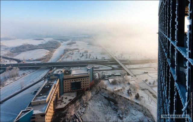 Виртуальное путешествие в Красноярск: Вид с высоты