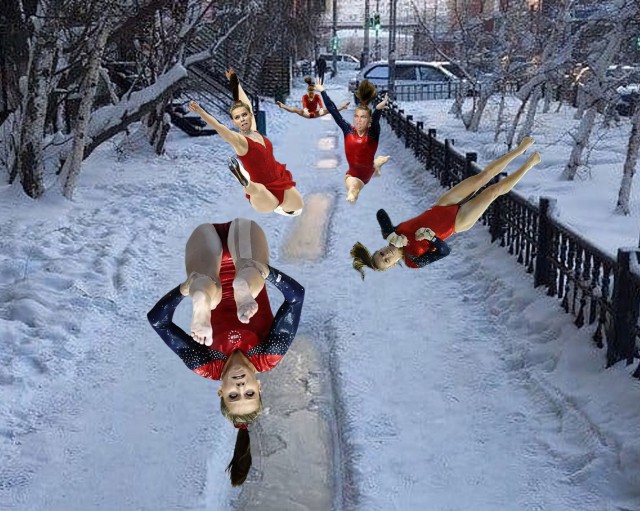 Фотожаба Гимнасточка