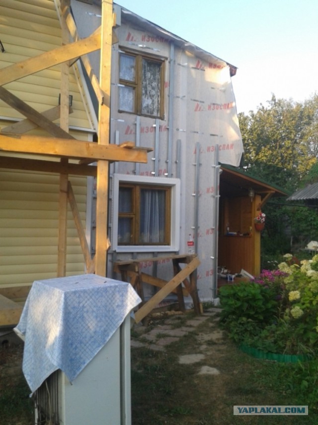 Делаем сайдинг на даче