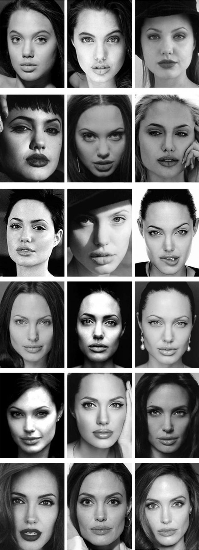 Как менялась Анджелина Джоли с 1998 по 2012 год