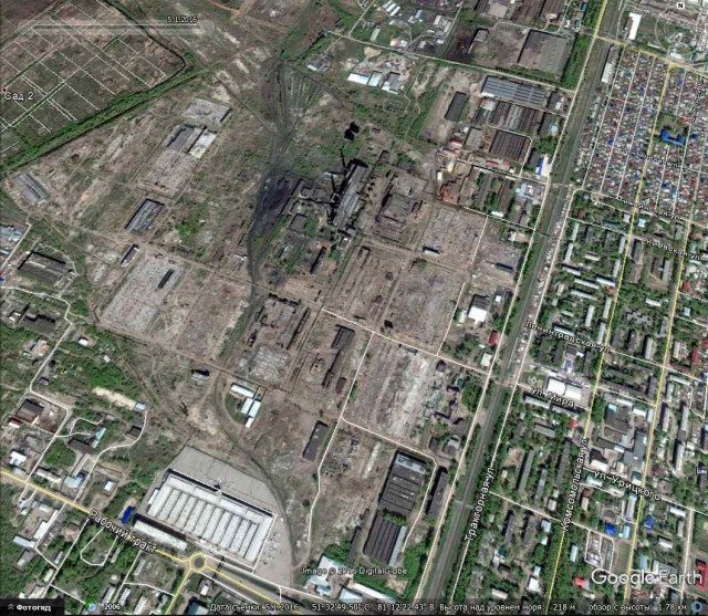 Карта рубцовска со спутника