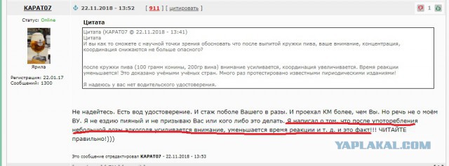 Пьяных водителей предложили сажать на четыре года