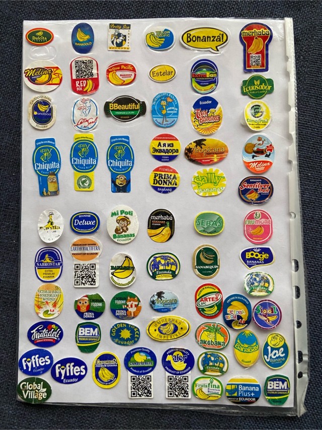 Если кто-то наклеивает наклейки на бананы...
