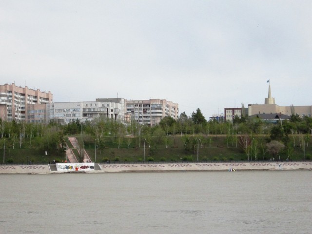 Прогулка по Иртышу на теплоходе. Павлодар.
