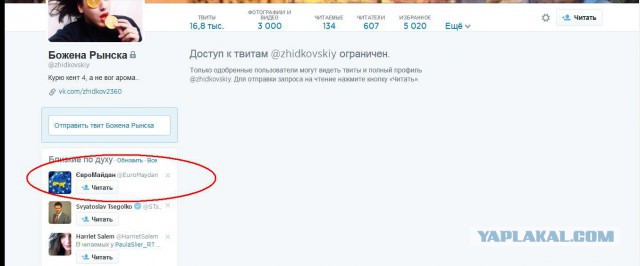 Божена и санкции
