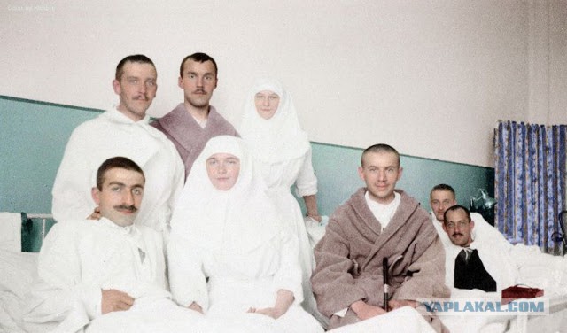 Раскрашенные фотографии русских в Первой мировой войне