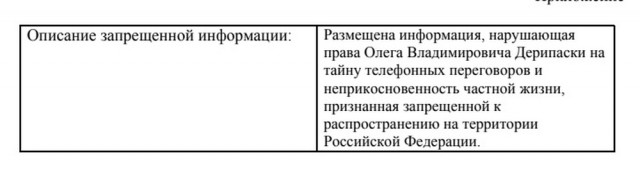Дерипаска заказал тюрьму для Рыбки: доказательства