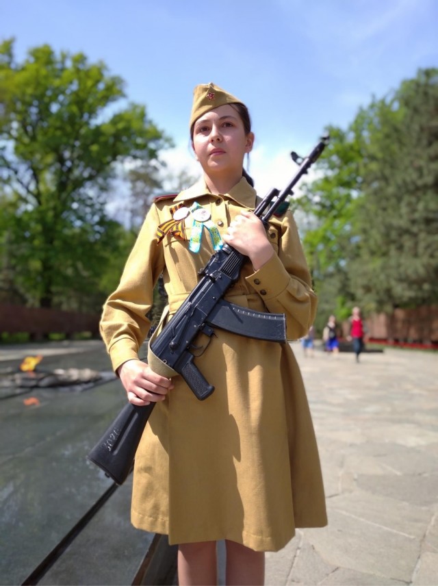 10-й день  Караула у Вечного огня, город Алматы