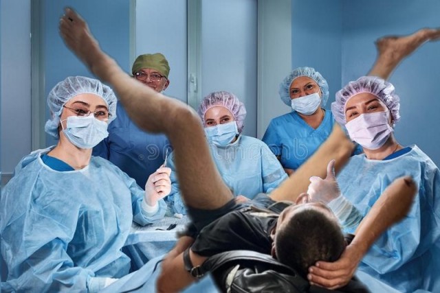 В электричке...