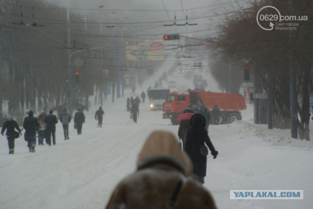 Зима в Мариуполе