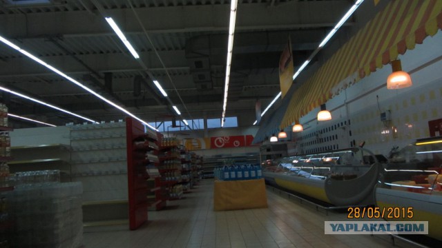 "Пустые" прилавки в Крыму...