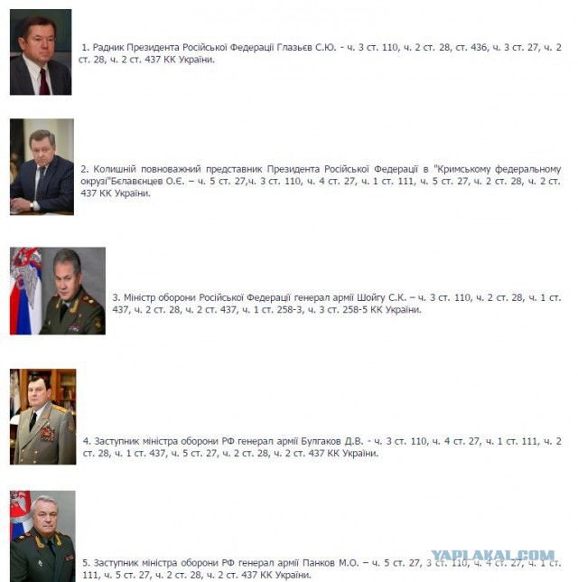 ГПУ объявила Шойгу в розыск.