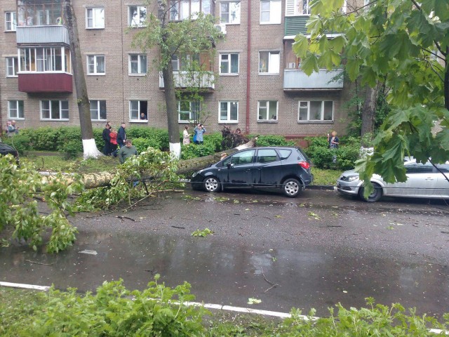 В Москве ураган!