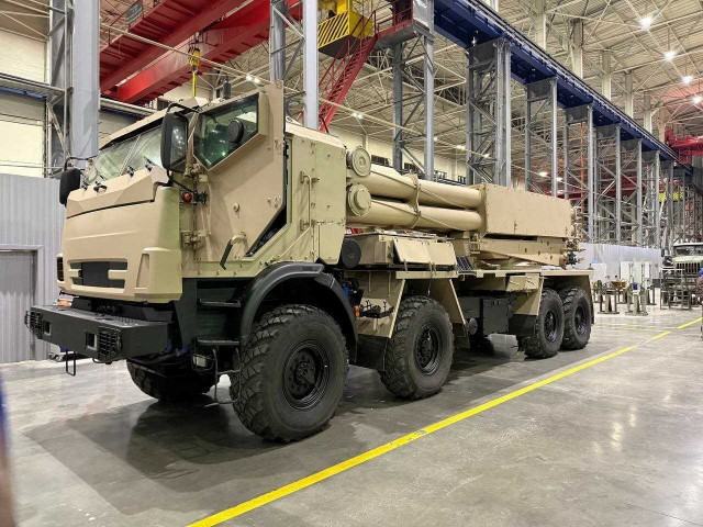 ВС РФ получили партию новейших реактивных систем залпового огня (РСЗО) «Сарма»