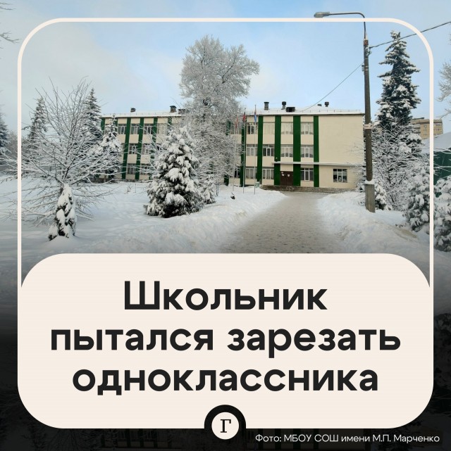 Школьник пытался зарезать одноклассника