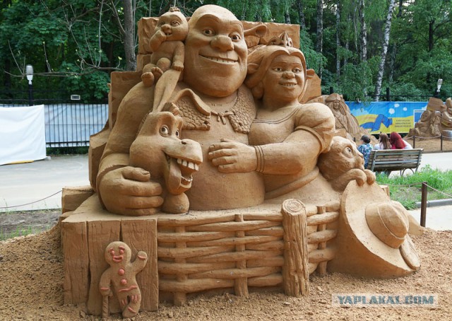 Песочные скульптуры (парк Сокольники 2014)