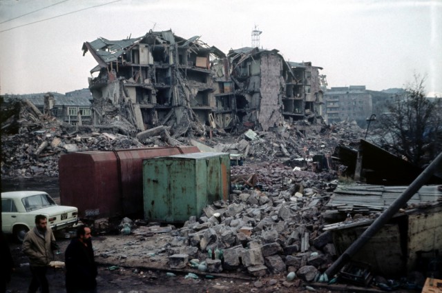 Как выглядит город после землетрясения