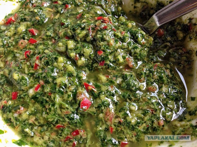 Сезон шашлыков. Соус чимичурри