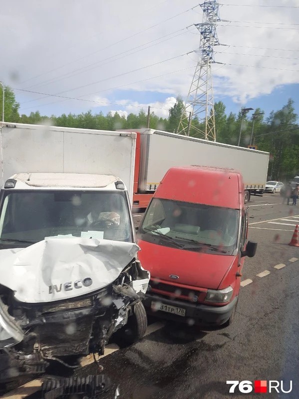 Массовая авария в Ярославской области