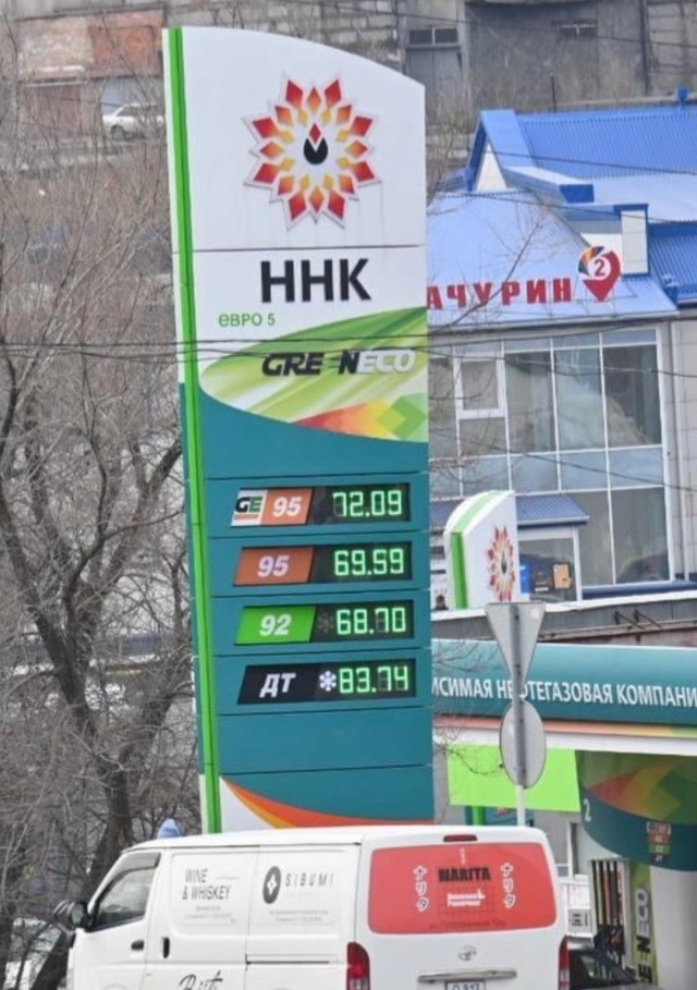 О цене на бензин.